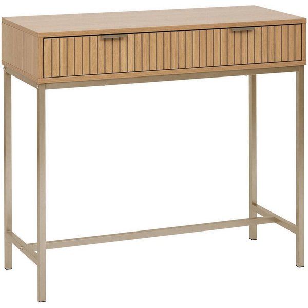 5five Simply Smart Schreibtisch Konsole mit zwei Schubladen TASSO, 80,5 x 35 x 90 cm (funktional), keine