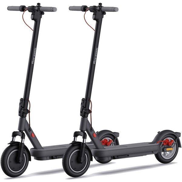 5TH WHEEL E-Scooter V40 Pro mit Straßenzulassung 400W 10 Zoll App Blinker vollgefedert, 20 km/h, Diebstahlschutz, App-Unterstützung, bis 40 km Reichweite