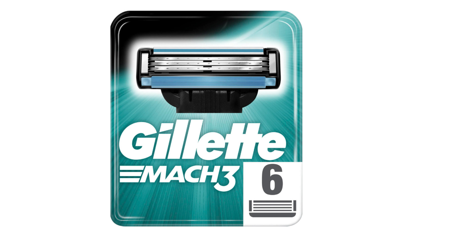 6 Gillette MACH3 Rasierklingen Original Klingen In