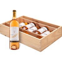 6 x 0,75-l-Flasche Château La Tour Blanche Sauternes AOC süß, Süßwein 2010 - Original-Holzkiste