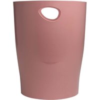 8 Exacompta Papierkörbe Ecobin "Skandi", 15 l, altrosa
