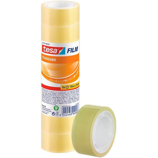 8 tesa Klebefilm 'budget', 19 mm x 10 m