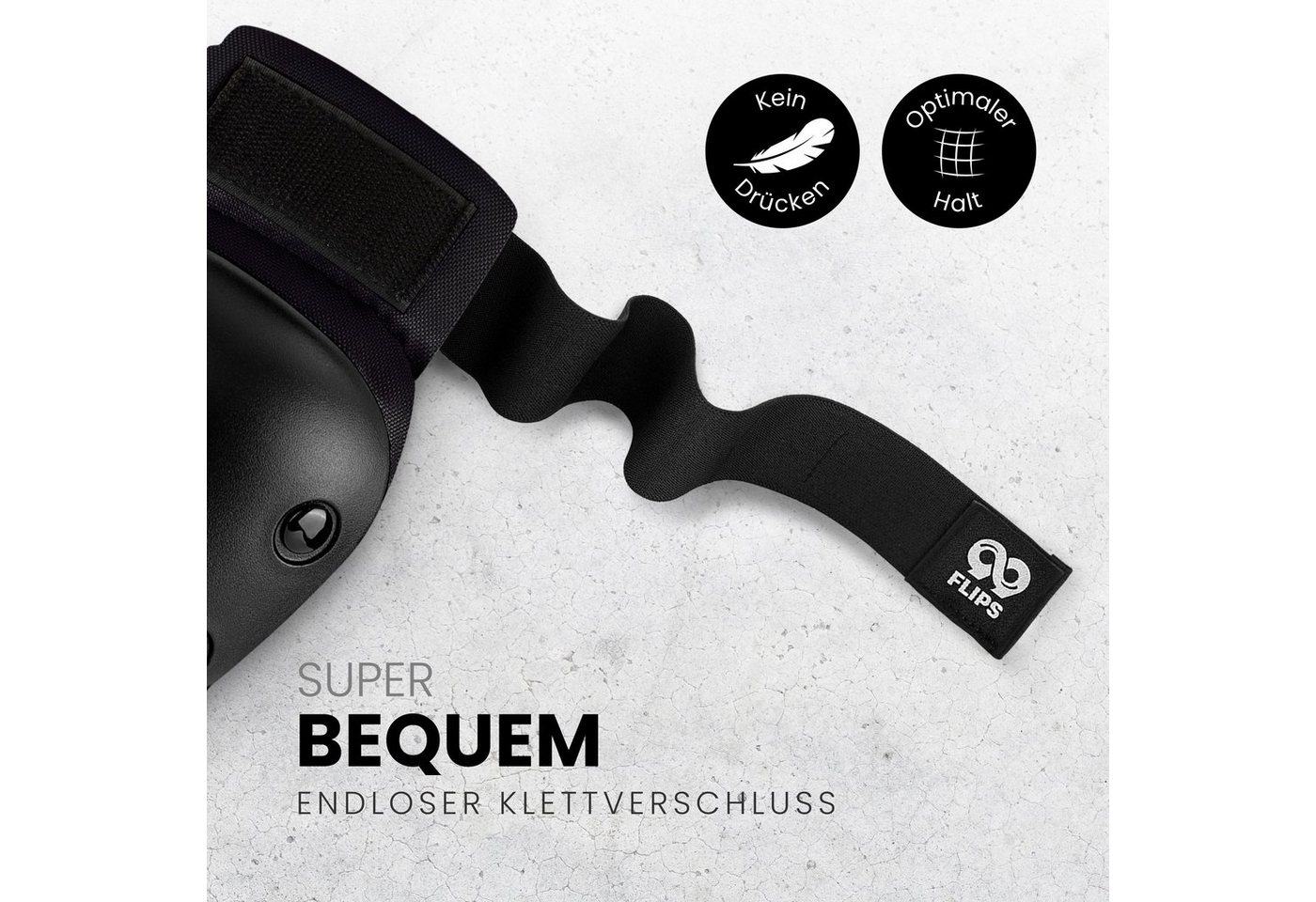99FLIPS Protektoren-Set DIVE Protektoren Set Erwachsene Skateboard Inline Skates, Longboard (Protektoren Set Skateboard Erwachsene, 6-tlg., Inliner Schoner Knie – Bild 5 von 5