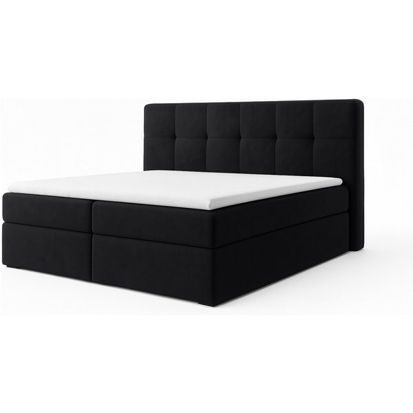A&J MöbelLand GmbH Boxspringbett REF mit Bettkasten, Topper und gepolstertem Kopfteil. (Boxspringbett mit Bettkasten und gepolstertem Kopfteil. Inclusive Topper