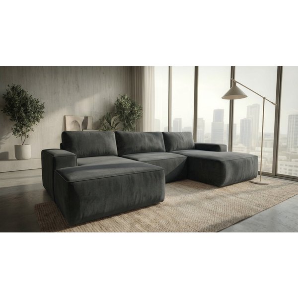 A&J MöbelLand GmbH Ecksofa EINAR mit Schlaffunktion, Bonellfederkern und Bettkasten, TOP ANGEBOT!