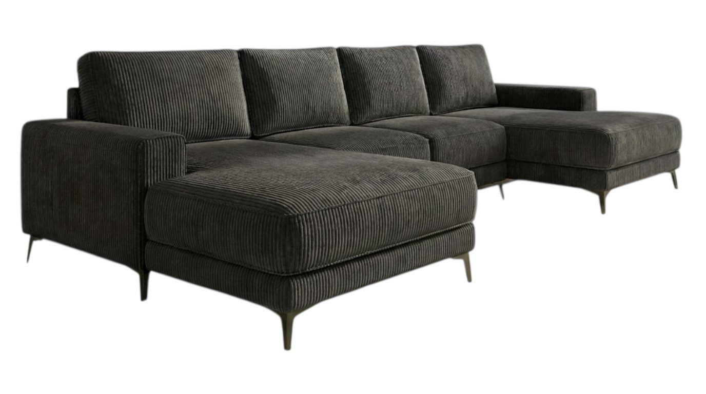 A&J MöbelLand GmbH Ecksofa VALTOR mit Schlaffunktion, Bonellfederkern und Bettkasten, TOP ANGEBOT! – Bild 3 von 5