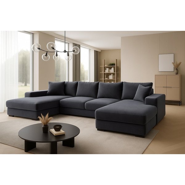 A&J MöbelLand GmbH Ecksofa VIENA, FABIO, VALTOR, MODENA mit Schlaffunktion, Bonellfederkern, Viele Varianten zur Auswahl – wählen Sie Farbe!, TOP ANGEBOT!