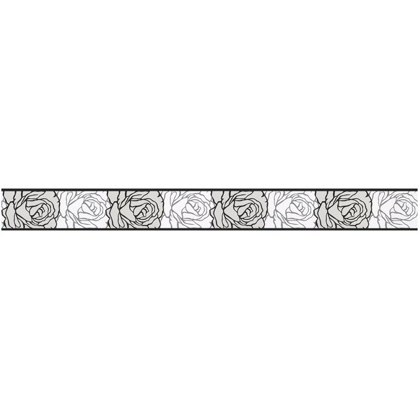 A.S. Création Bordüre Only Borders 11, glatt, floral, gemustert, geblümt, Bordüre selbstklebend Papier Wand Decke Schräge Borte Wohnzimmer Optik