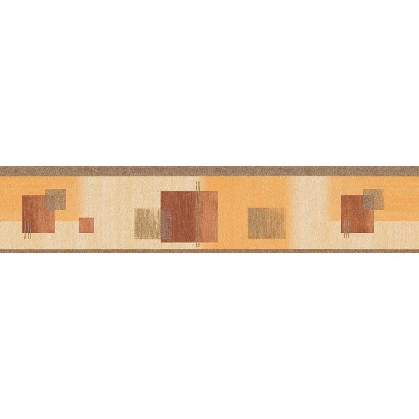 A.S. Création Bordüre Only Borders, leicht strukturiert, gemustert, Retro, Motiv, Papier Wand Schräge Tür Borte Wohnzimmer Schlafzimmer Küche Design