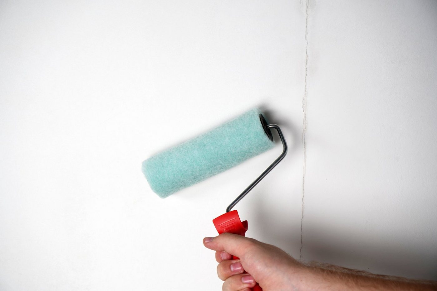 A.S. Création Kleisterroller inkl. Bügel, für Tapezierarbeiten, 18 cm breit – Bild 5 von 5