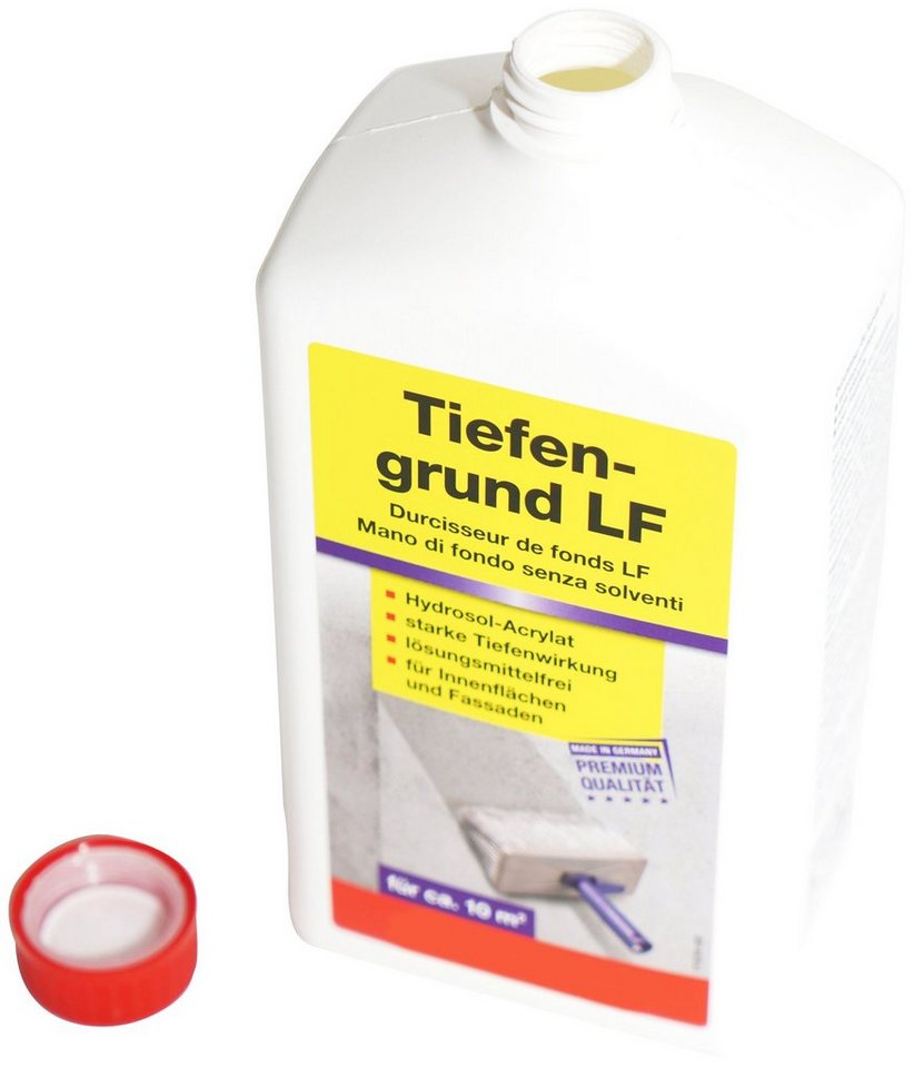 A.S. Création Tiefengrund LF, für innen und außen, starke Tiefenwirkung, 1 L – Bild 2 von 5