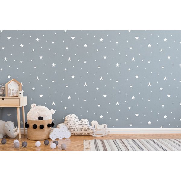 A.S. Création Vliestapete Il Decoro leuchtet im Dunkeln, strukturiert, Motiv, Sterntapete Tapete Kinderzimmer