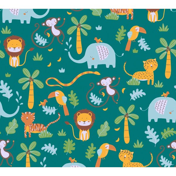 A.S. Création Vliestapete Little Love, glatt, abstrakt, naturalistisch, Motiv, Kindertapete Tapete Dschungel Tapeten Kinderzimmer Schlafzimmer Design