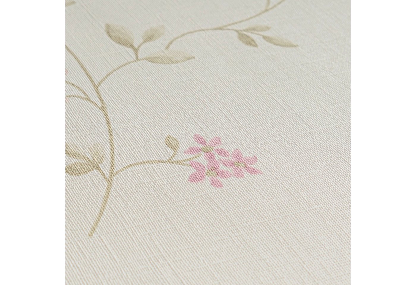 A.S. Création Vliestapete Maison Charme Vliestapete Blümchen-Muster florale Tapete Creme, strukturiert, Strukturmuster, (1 St), Mustertapete floral in Blumen-Op – Bild 5 von 5