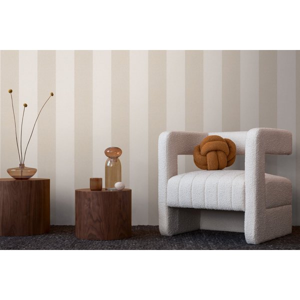 A.S. Création Vliestapete Pure Elegance Streifen Tapete Mustertapete gestreift Landhaus, strukturiert, matt, (1 St), Vliestapete minimalistisch für Schlafzimmer