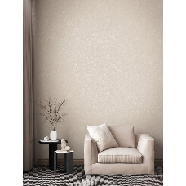 A.S. Création Vliestapete Pure Elegance Tapete mit Ästen Mustertapete Floral Blumen, strukturiert, schimmernd, (1 St), Vliestapete Blumentapete für Schlafzimmer