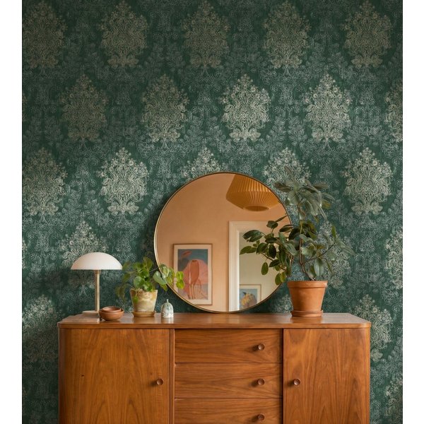 A.S. Création Vliestapete Trend Spectrum Baroque – Glänzendes Ornament Vliestapete, leicht strukturiert, Barock, ornamental, metallic, (1 St), Elegantes Barocko