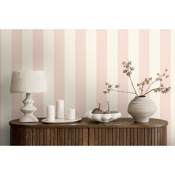A.S. Création Vliestapete Trendwall, leicht strukturiert, gestreift, Streifen, mehrfarbig, Tapete Streifen Tapeten Wohnzimmer Schlafzimmer Küche modern Design