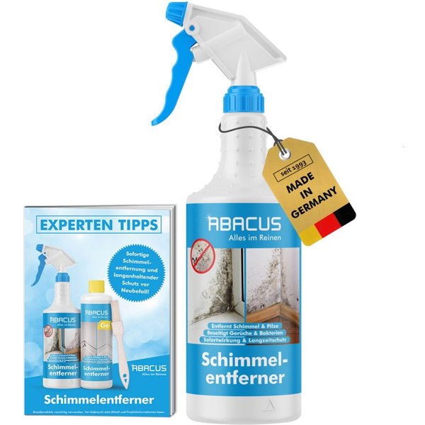ABACUS Anti-Schimmel-Spray, Schimmelex für Wand und Bad, Anti-Schimmel Schimmelentferner