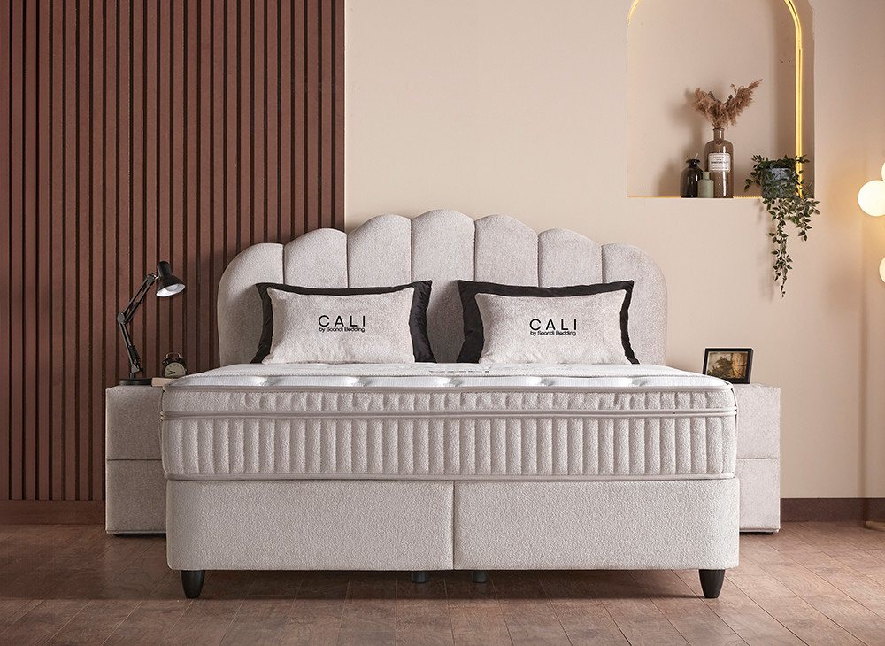 abc bedding Boxspringbett CALI - Luxus Stauraumbett, Boxbett mit Bettkasten - Doppelbett, Funktionsbett mit Bettkasten – Bild 2 von 5