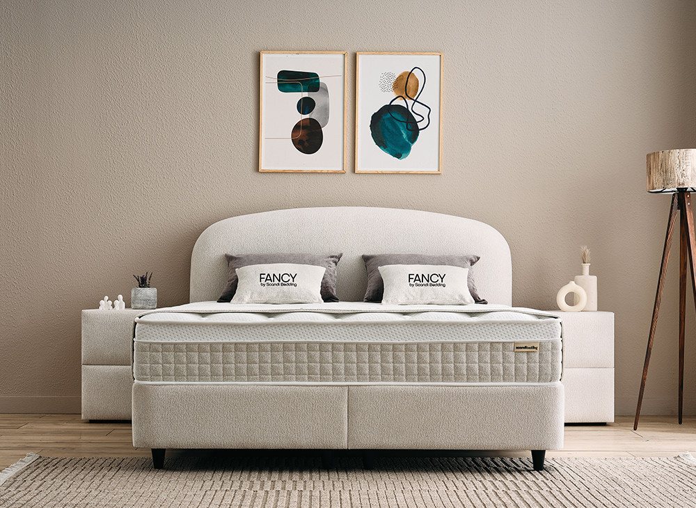 abc bedding Boxspringbett FANCY - Luxus Stauraumbett - Doppelbett 140x200 bis 180x200 cm, Funktionsbett mit Bettkasten – Bild 2 von 5