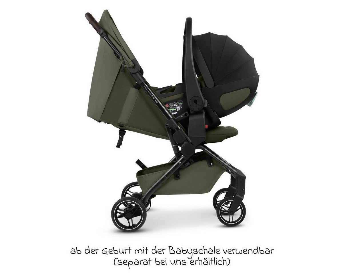 ABC Design Kinder-Buggy Ping 4 Trekking - Pea, leichter Sportwagen mit Liegefunktion & Einhand-Faltung bis 22 kg – Bild 4 von 5