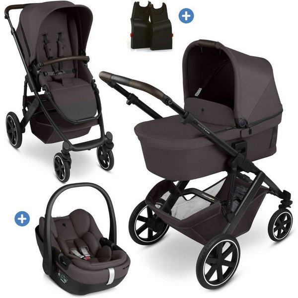ABC Design Kombi-Kinderwagen Salsa Core - Falcon, 3in1 Kinderwagen Buggy Set mit Babywanne, Babyschale Calla & Sportsitz