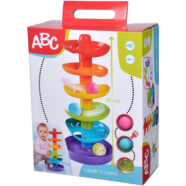 ABC-Dickie-Simba Lernspielzeug Kleinkindwelt Regenbogen Kugelturm 104010053