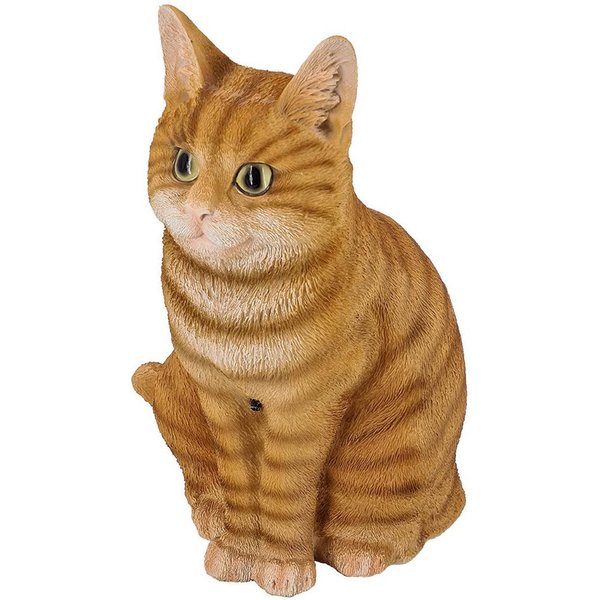abc HOME Dekofigur Katze, Kunststoff, Bewegungsmelder Miauen