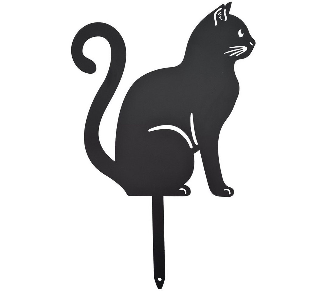 abc HOME Gartenstecker Katzen, Silhouette, 3er Set 3er Set – Bild 2 von 4