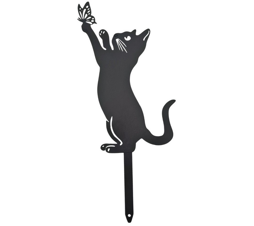 abc HOME Gartenstecker Katzen, Silhouette, 3er Set 3er Set – Bild 3 von 4