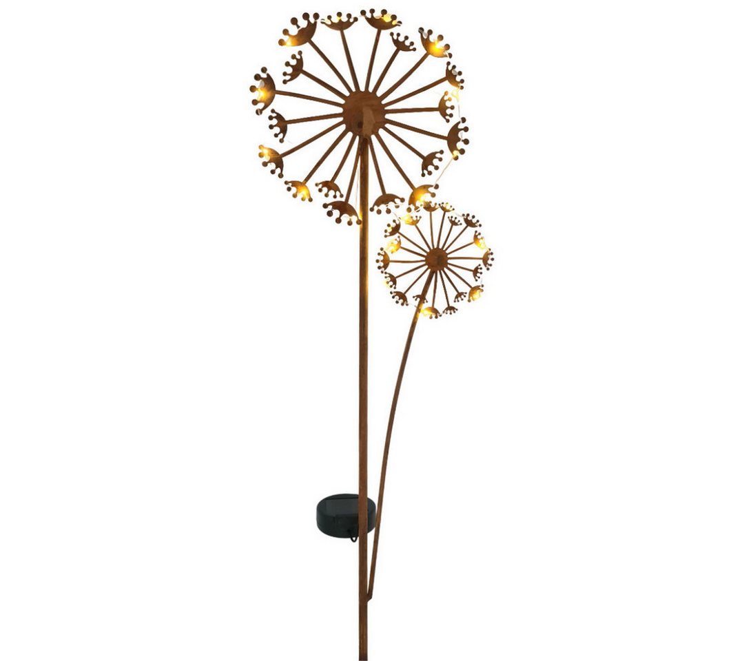 abc HOME Gartenstecker Pusteblumen, LEDs, Solarpanel, Lichtsensor – Bild 2 von 2
