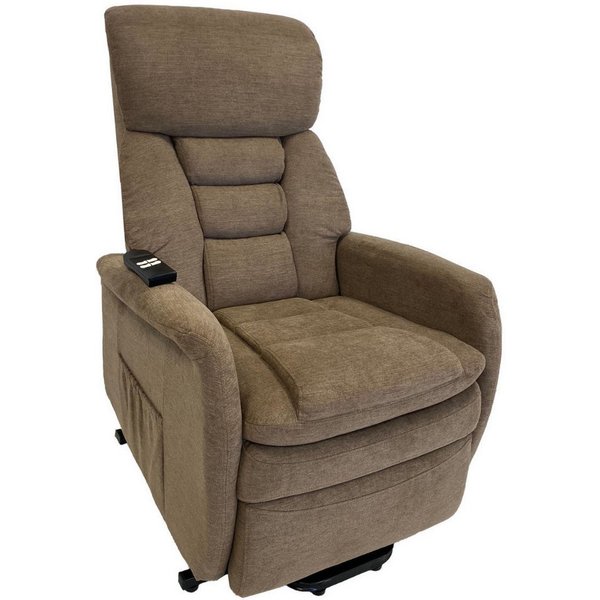 abc HOME Sessel Elektrisch, Massage, Aufstehfunktion, Liegefunktion, Elektrisch verstellbar