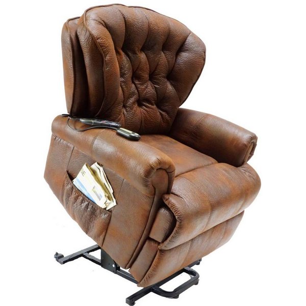 abc HOME Sessel PU, Massage, Aufstehfunktion, Liegefunktion