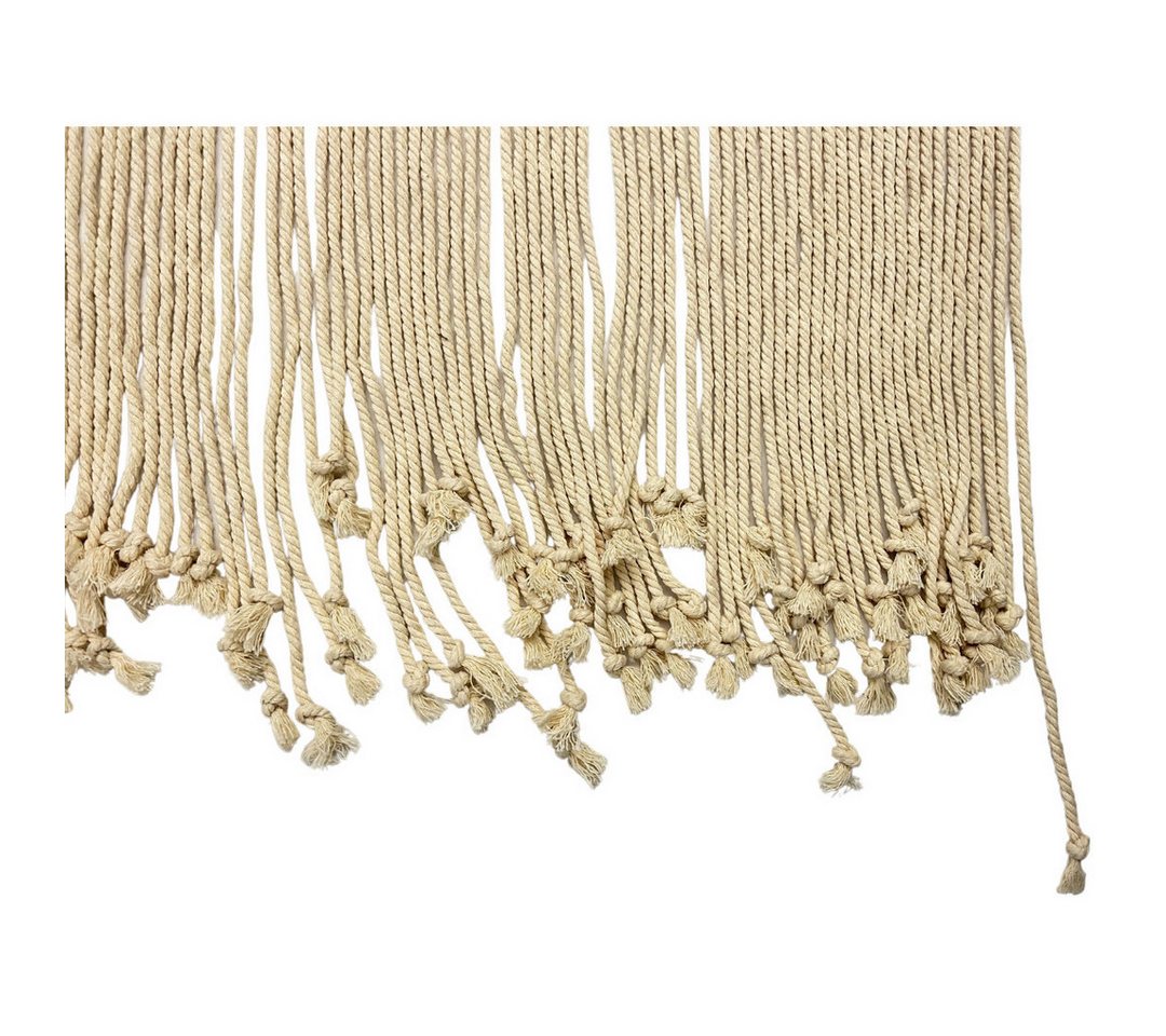 abc HOME Türvorhang Makramee Baumwolle 90x200cm – Boho-Sichtschutz handgeknüpft – Bild 5 von 5