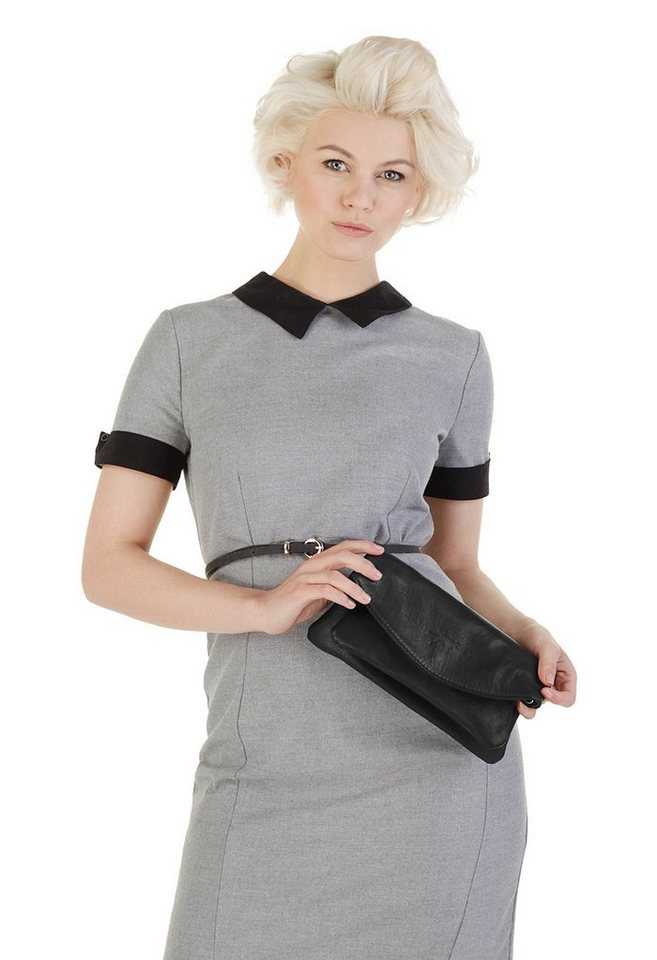 Samantha Look Abendtasche SAMANTHA LOOK Damen echt Leder, Made in Italy, echt Leder, Made in Italy – Bild 2 von 5