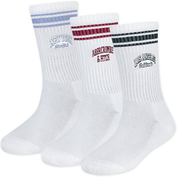Abercrombie Kids Freizeitsocken (Packung, 3-Paar, 3er) Bequeme, wadenhohe Socken