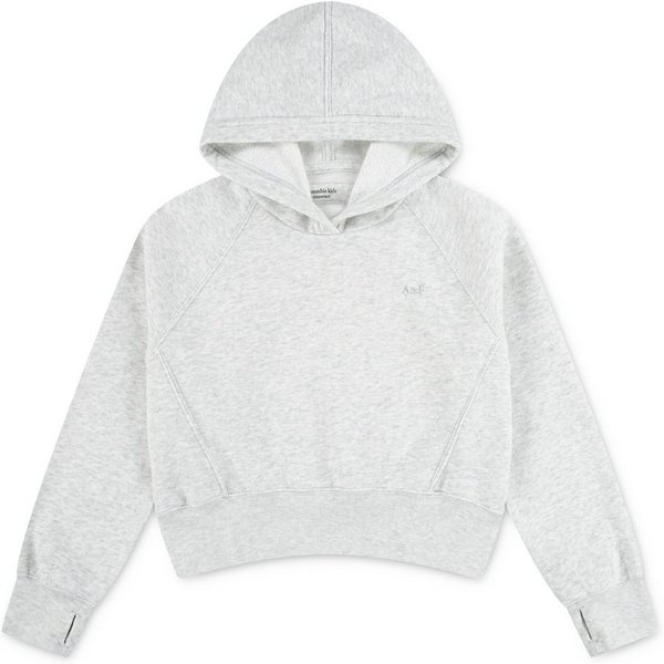 Abercrombie Kids Kapuzensweatshirt AFG ESSENTIAL PULLOVER H kurz, mit Logo-Stickerei, for girls