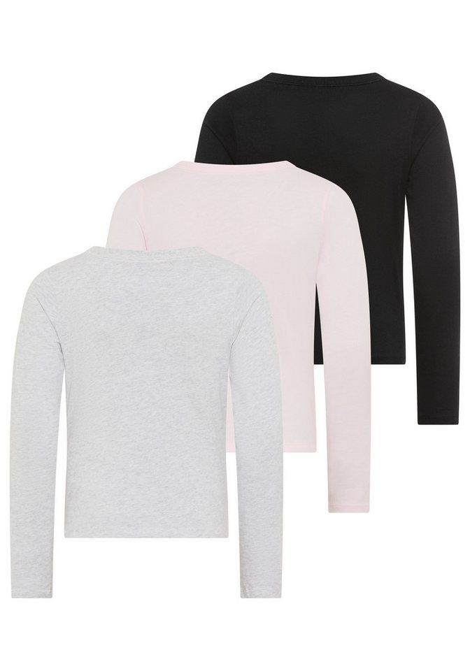 Abercrombie Kids Langarmshirt 3-PACK LS TEE (Packung, 3-tlg) aus Baumwollmix, Rundhals – Bild 2 von 4
