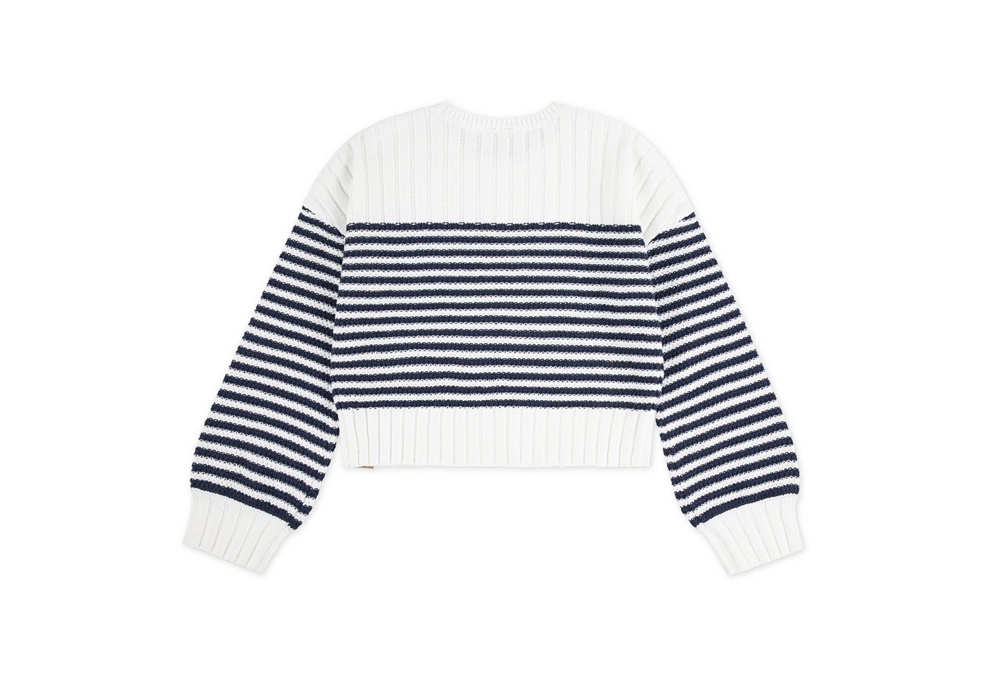 Abercrombie Kids Strickpullover AFG SLASH NECK SWEATER kurz, mit Streifen, for girls – Bild 4 von 5