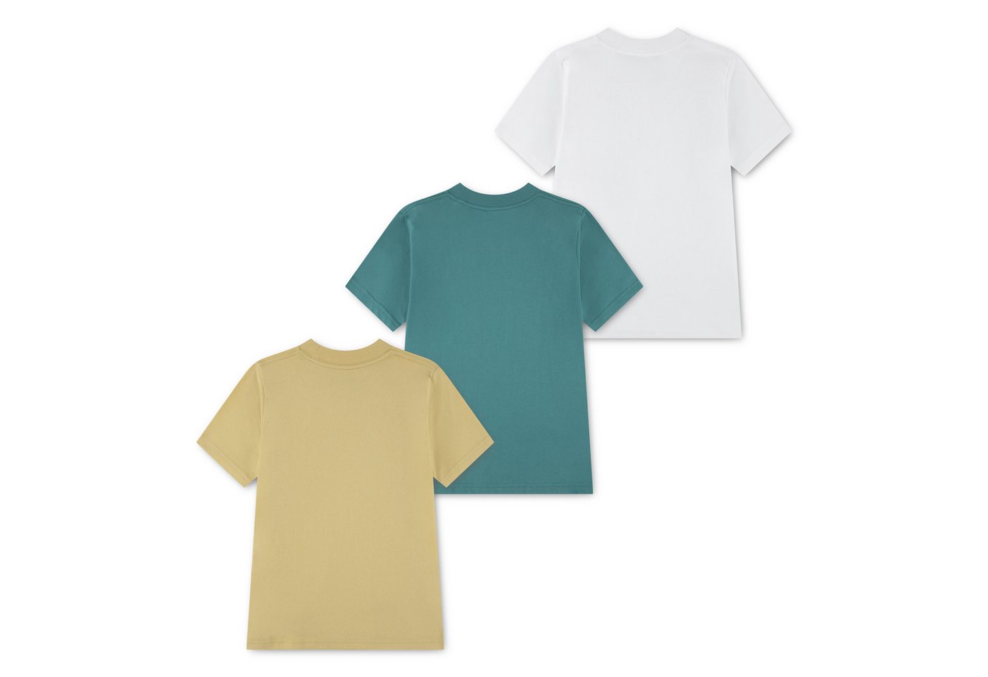 Abercrombie Kids T-Shirt (Packung, 3-tlg., 3er) Gesticktes Markenlogo – Bild 4 von 4