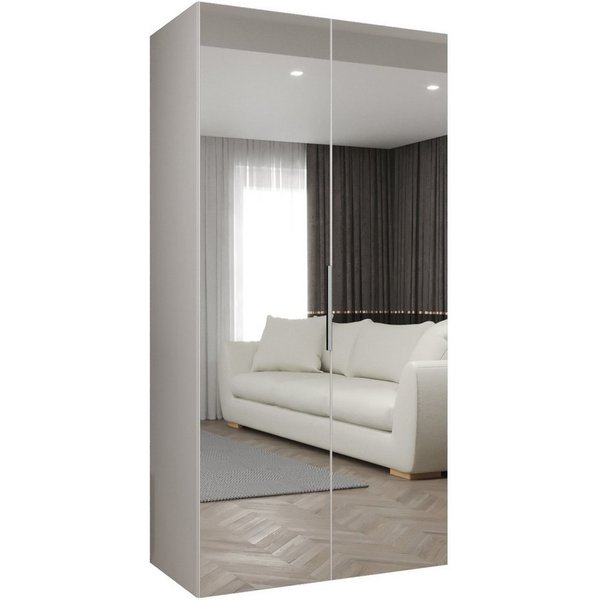 ABIKS MÖBEL Drehtürenschrank MARBELLA 3 Schlafzimmerschrank mit Kleiderstange und Regalen
