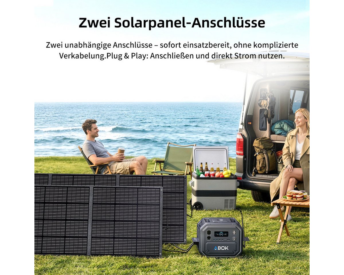 ABOK Stromerzeuger Ark2800, 2304Wh 2800W Tragbares Kraftwerk – Bild 5 von 5