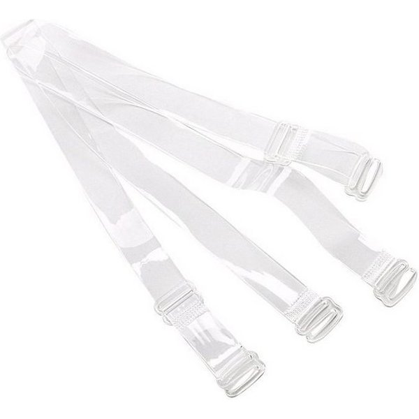 Abracada Bra BH-Träger (2 Paar), Trägerbreite 1,8 cm - transparent, zum Austauschen