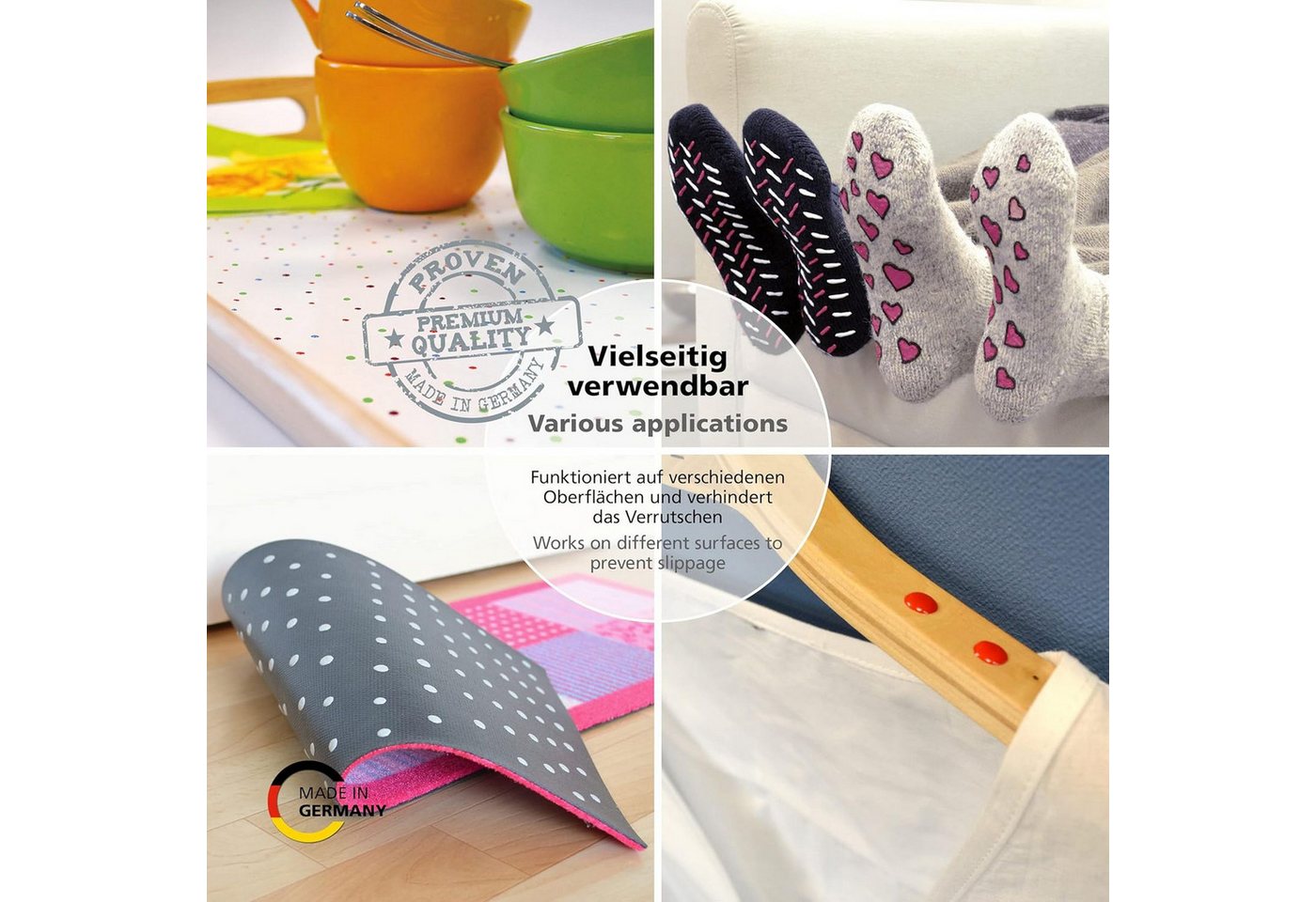 Viva Decor ABS-Socken ViVA DECOR ABS Sock-Stop 82ml, Pink – Bild 5 von 5