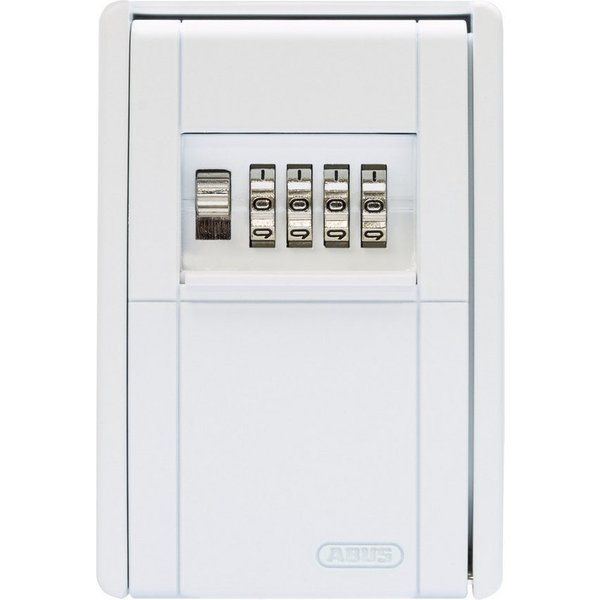 ABUS Schlüsselkasten KeyGarage™ 787 - Schlüsselbox zur Wandmontage - weiß (Standard - weiß), mit indiv. einstellbarem, 4-stelligem Zahlencode - ideal für das Bü