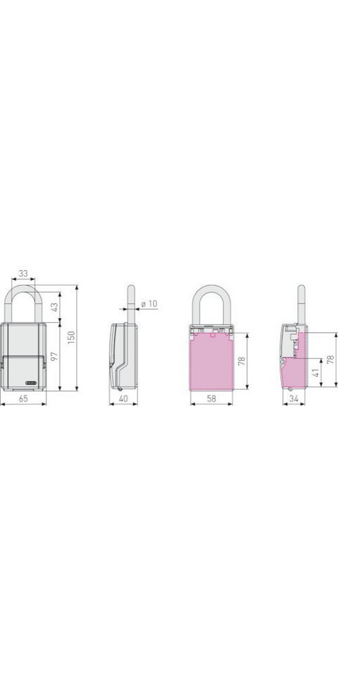 ABUS Schlüsseltresor 77454 – Bild 2 von 3