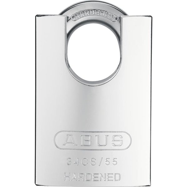ABUS Vorhängeschloss 34CS/55, (Set), Körper und Bügel aus gehärtetem Stahl