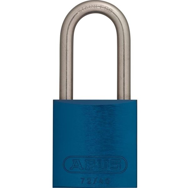ABUS Vorhängeschloss 72LL/40 blau, mit Schlüssel
