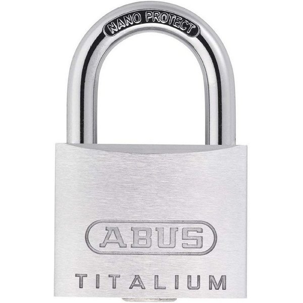 ABUS Vorhängeschloss Vorhängeschloss Titalium Kellerschloss Schlosskörper Spezial-Aluminium, (1-tlg)